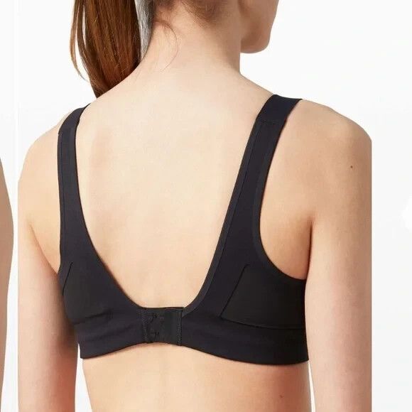 Women's LULULEMON Swift Speed Black Adjustable Strap High Support Bra 32D - Picture 2 of 13
